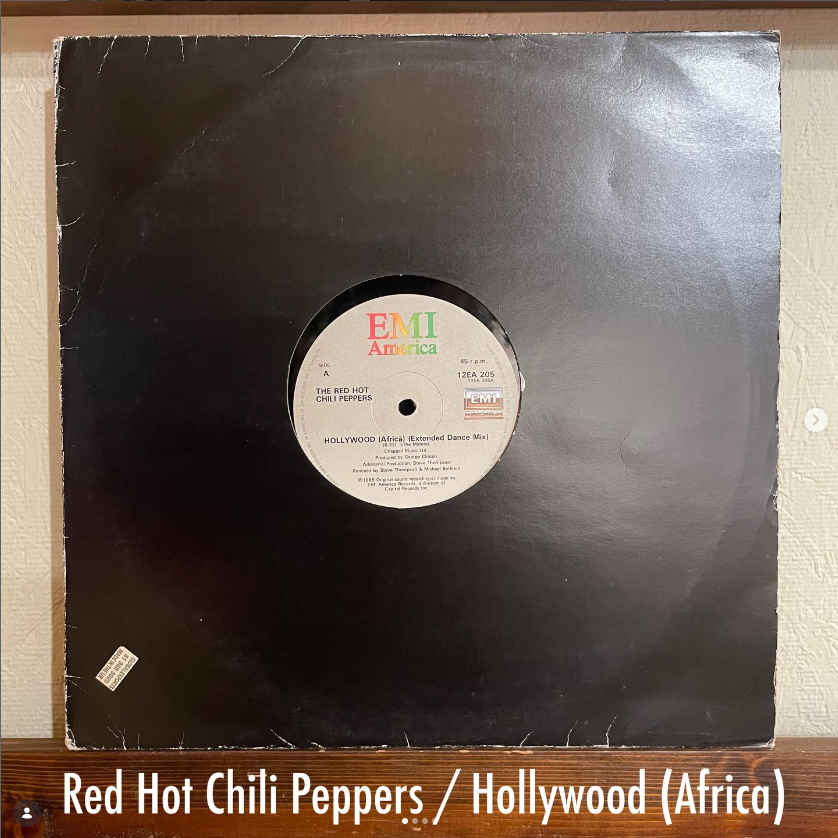 レッチリ　レコード Red Hot Chili Peppers / Hollywood (Africa) - P-Funkの血を注がれた