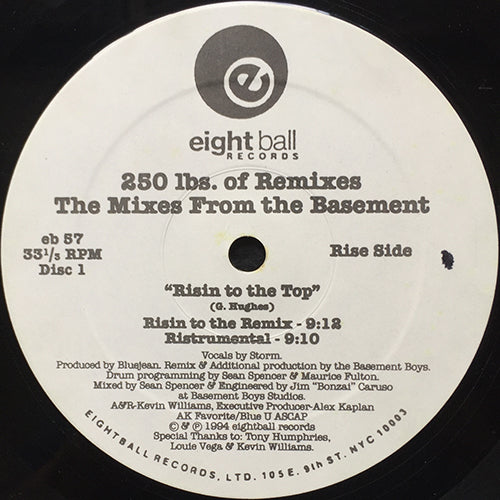 250 LBS. OF BLUE // 250 LBS. OF REMIXES (THE MIXES FROM THE BASEMENT) (EP) inc. RISIN TO THE TOP (4VER) / REJOICE (PEOPLE C'MON) (4VER)