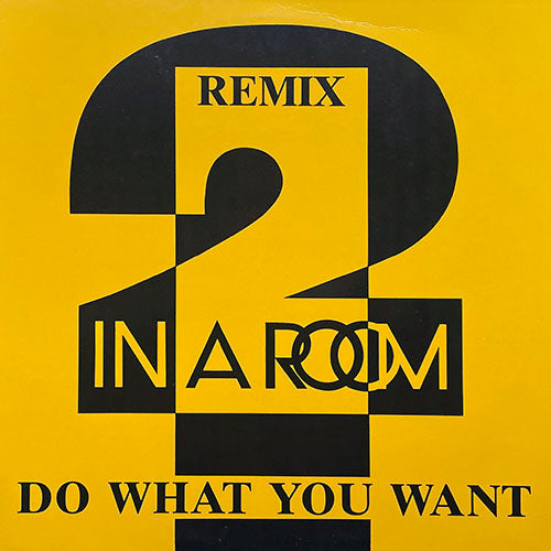 2 IN A ROOM // DO WHAT YOU WANT (EXTENDED REMIX) (6:45) / (DUB REMIX) (5:48) / SOMEBODY IN THE HOUSE SAY YEAH! (EXTENDED CLUB) (7:33) / (HOUSE REMIX) (5:33)