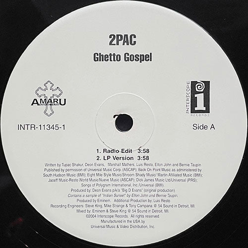 2 PAC // GHETTO GOSPEL (5VER)