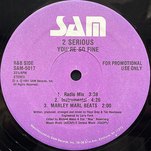 2 SERIOUS // YOU'RE SO FINE (6VER)
