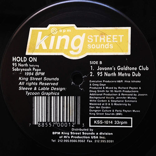 95 NORTH feat. SABRYNAAH POPE // HOLD ON (4VER)