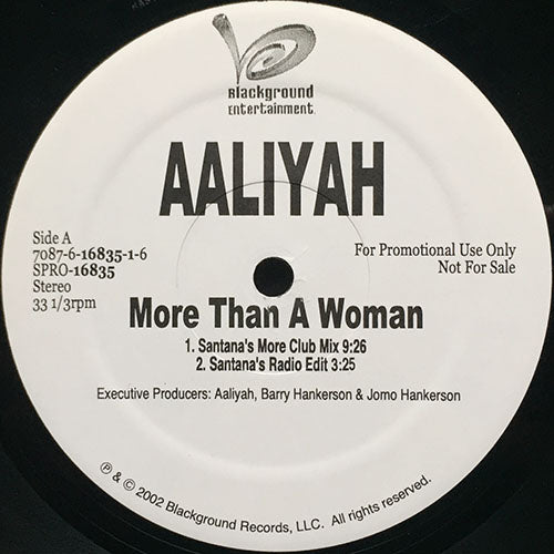 AALIYAH // MORE THAN A WOMAN (RICHIE SANTANA REMIX & ORIGINAL) (5VER)