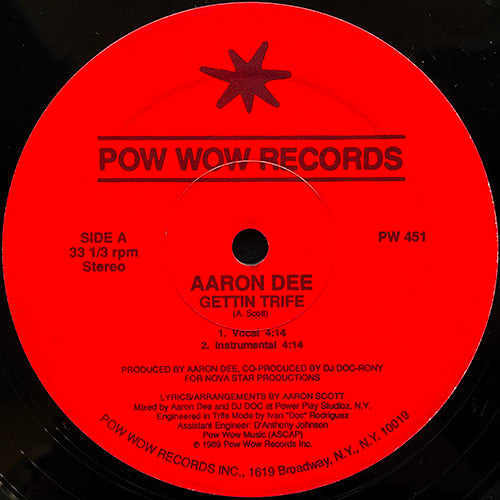 AARON DEE // GETTIN TRIFE (4VER)
