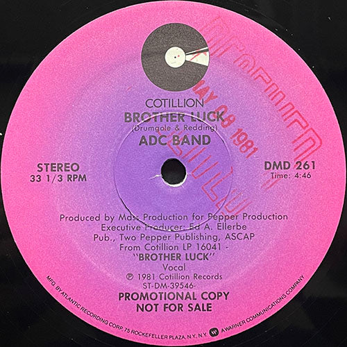 ADC BAND // BROTHER LUCK (4:46) / NOTHING YOU CAN DO (3:08)