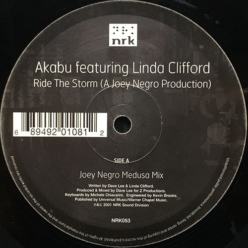AKABU feat. LINDA CLIFFORD // RIDE THE STORM (JOEY NEGRO REMIX) (3VER)