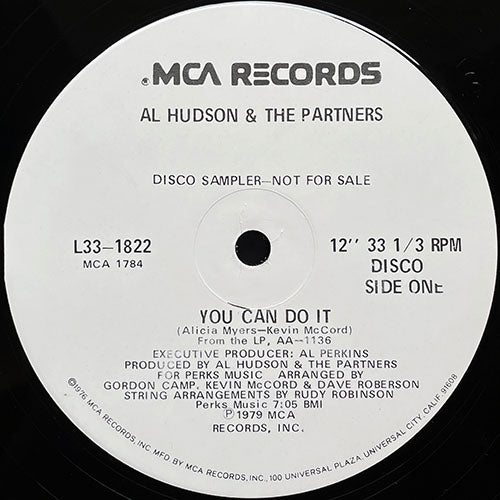 AL HUDSON & THE PARTNERS // YOU CAN DO IT (7:05)