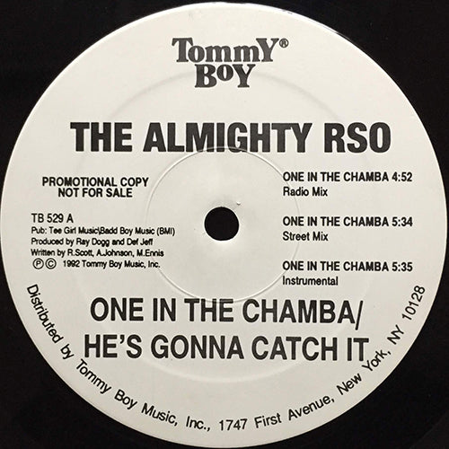 ALMIGHTY RSO // ONE IN THE CHAMBA (4VER) / HE'S GONNA CATCH IT (3VER)