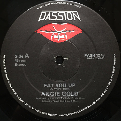 ANGIE GOLD // EAT YOU UP / INST
