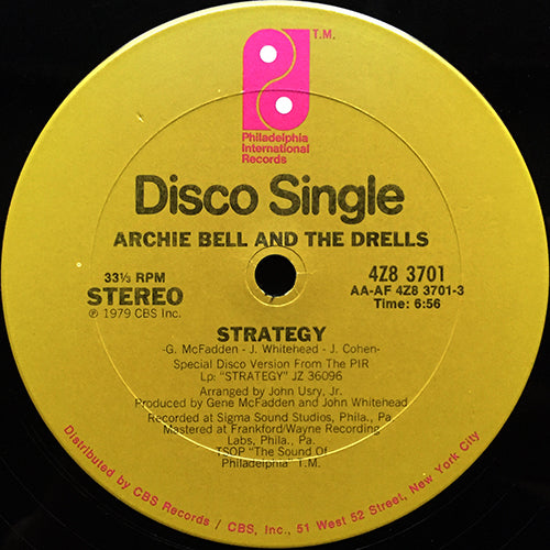 ARCHIE BELL AND THE DRELLS // STRATEGY (6:56) / WE GOT 'UM DANCIN' (6:46)