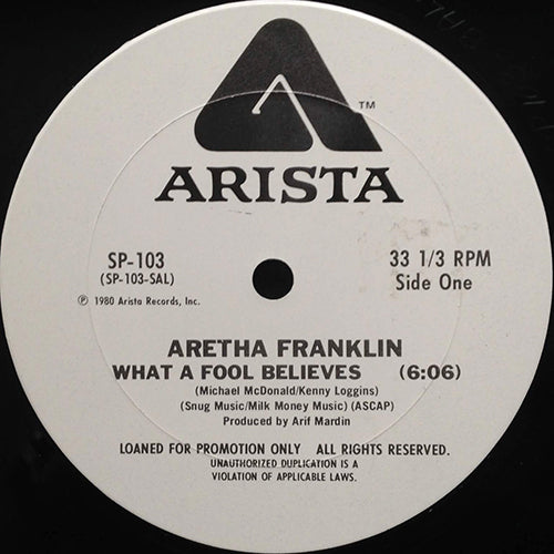 ARETHA FRANKLIN // WHAT A FOOL BELIEVES (6:06/3:46)