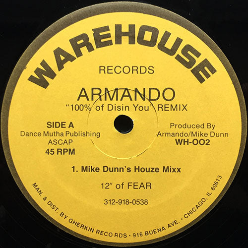 ARMANDO // 100% OF DISSIN' YOU (REMIX) (4VER)