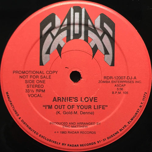 ARNIE'S LOVE // I'M OUT OF YOUR LIFE (5:56) / INST (5:18)