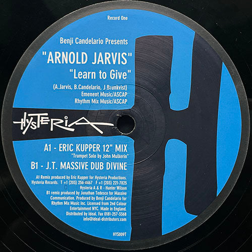 BENJI CANDELARIO presents ARNOLD JARVIS // LEARN TO GIVE (3VER)