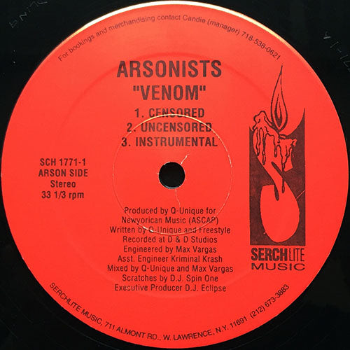 ARSONISTS // VENOM (3VER) / SEED (2VER)