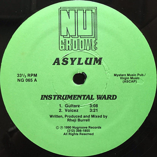 ASYLUM // INSTRUMENTAL WARD (EP) inc. GUITARZ / VOICEZ / VIBEZ / HORNZ