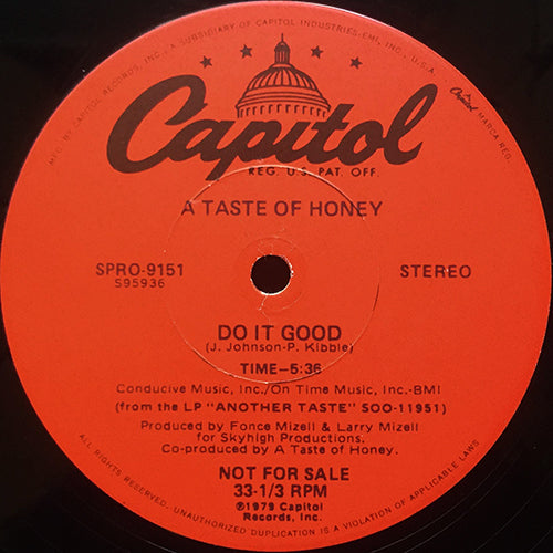 A TASTE OF HONEY // DO IT GOOD (5:36)