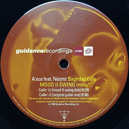 A:XUS feat. NAOMI // BAGHDAD CAFE - CALLIN' U (MOOD II SWING REMIX & ORIGINAL GUITAR MIX) (4VER)