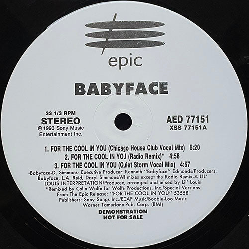 BABYFACE // FOR THE COOL IN YOU (LIL LOUIS REMIX) (6VER)