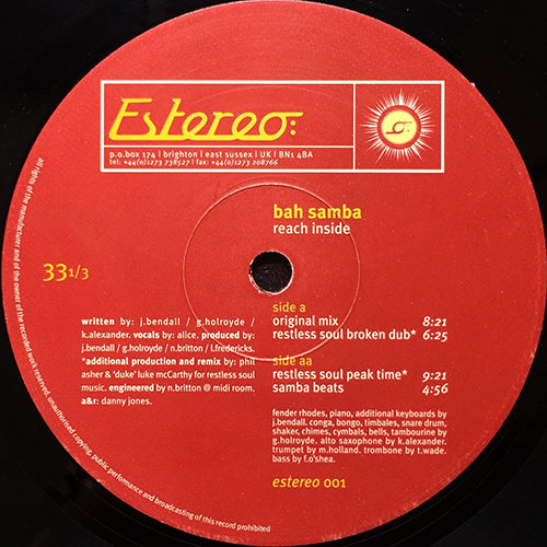 BAH SAMBA // REACH INSIDE (4VER)