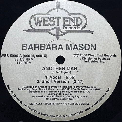 BARBARA MASON // ANOTHER MAN (4VER)