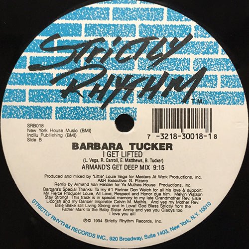 BARBARA TUCKER // I GET LIFTED (ARMAND VAN HELDEN & F.O.S. REMIX) (3VER)