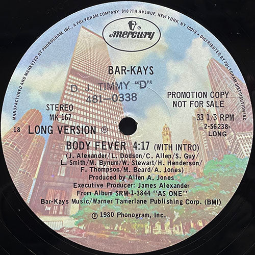 BAR-KAYS // BODY FEVER (4:17/4:11)