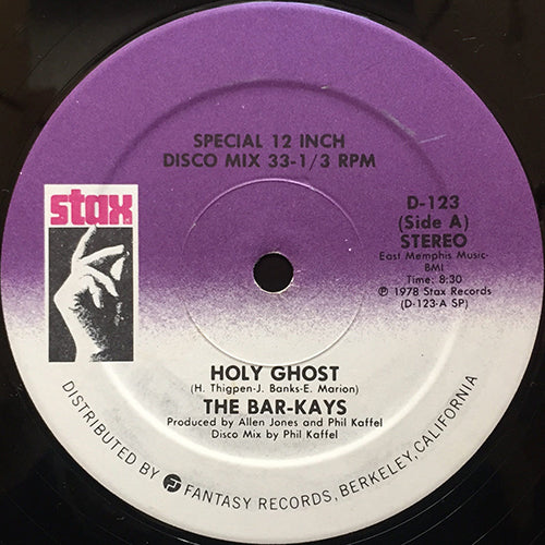 BAR-KAYS // HOLY GHOST (8:30) / MONSTER (6:50)