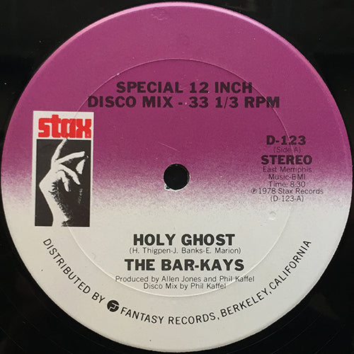 BAR-KAYS // HOLY GHOST (8:30) / MONSTER (6:50)