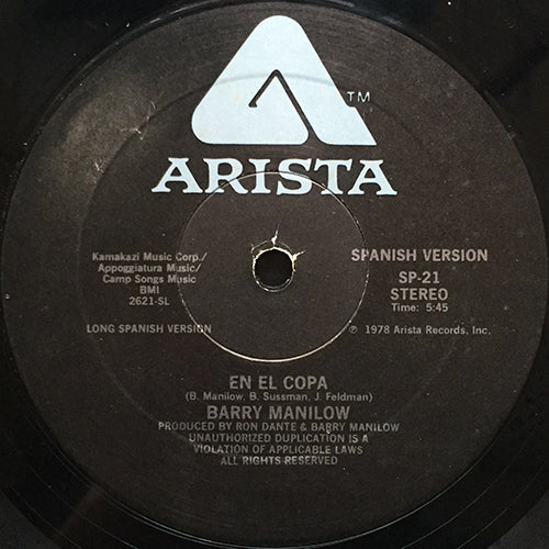 BARRY MANILOW // EN EL COPA (5:45/3:50)