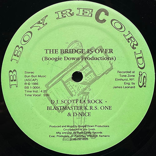 BOOGIE DOWN PRODUCTIONS // THE BRIDGE IS OVER (3VER) / A WORD FROM OUR SPONSOR (2VER)