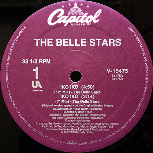 BELLE STARS // IKO IKO (4:50/3:14) / (BONUS BEATS) (3:18)