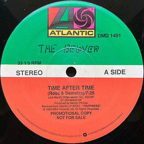 BELOVED // TIME AFTER TIME (ROSS & DEMELZA) (7:25) / (ORIGINAL) (4:05) / YOUR LOVE TAKES ME HIGHER (CHILLIUM WILLIUM) (8:40)