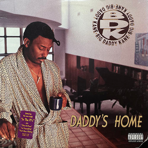 BIG DADDY KANE // DADDY'S HOME (LP) inc. BROOKLYN STYLE... LAID OUT / I THE PJ'S / SHOW & PROVE / LYRICAL GYMNASTICS / THAT'S HOW I DID 'EM / SEX ACCORDING TO THE PRINCE OF DARKNESS / 3 FORTIES & A BOTTLE OF MOET / THE WAY IT'S GOIN' DOWN etc