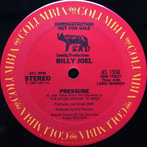BILLY JOEL // PRESSURE (4:38/3:15)