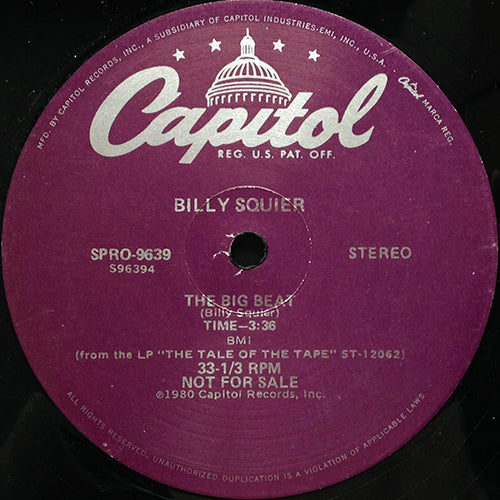 BILLY SQUIER // THE BIG BEAT (3:36) / THE STROKE (3:37)