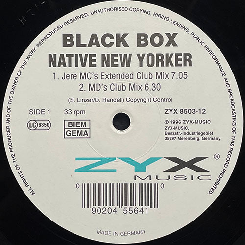 BLACK BOX // NATIVE NEW YORKER (HOUSE MIXES) (3VER)