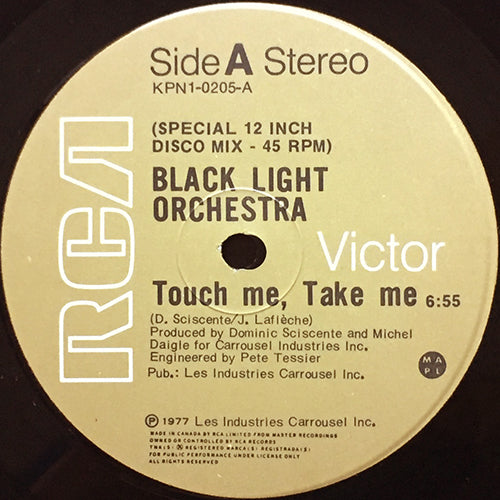 BLACK LIGHT ORCHESTRA // TOUCH ME, TAKE ME (6:55)