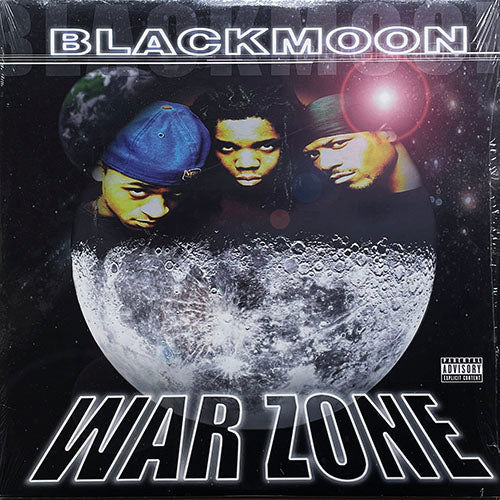 BLACK MOON // WARZONE (LP) inc. THE ONSLAUGHT / THIS IS WHAT IT SOUNDS LIKE / FREESTYLE / FOR ALL YA'LL / COME GET SOME / WEIGHT OF THE WORLD / EVIL DEE IS ON THE MIX / SHOWDOWN / ONE-TWO / FRAME / TWO TURNTABLES AND A MIC / ANNIHILATION etc
