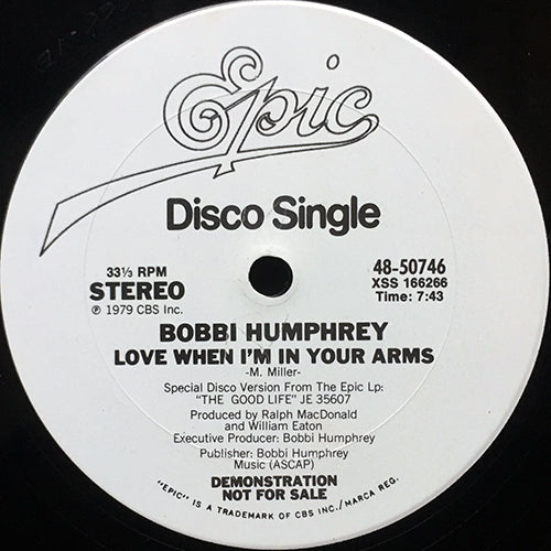 BOBBI HUMPHREY // LOVE WHEN I'M IN YOUR ARMS (7:43)