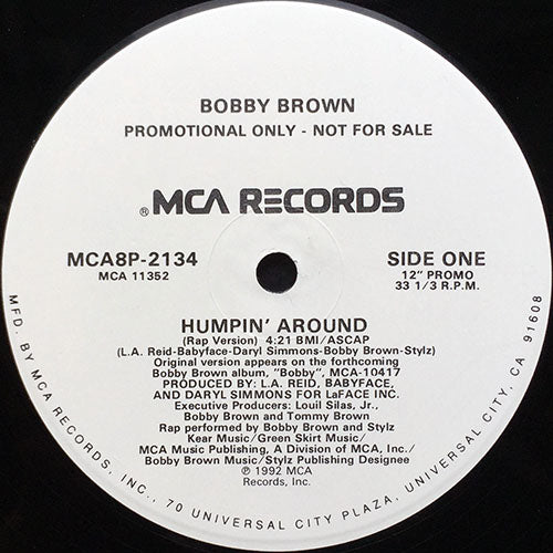 BOBBY BROWN // HUMPIN' AROUND (3VER)