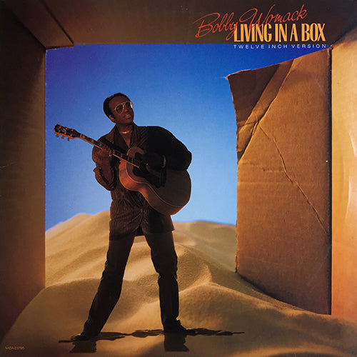 BOBBY WOMACK // LIVING IN A BOX (PARADISE MIX) (6:32) / (RADIO VERSION) (4:45) / (INSTRUMENTAL) (8:50)