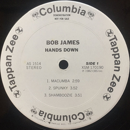 BOB JAMES // HANDS DOWN (ALBUM SAMPLER) (EP) inc. MACUMBA / SPUNKY / SHAMBOOZIE / JANUS / IT'S ONLY ME