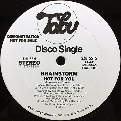 BRAINSTORM // HOT FOR YOU (6:00)