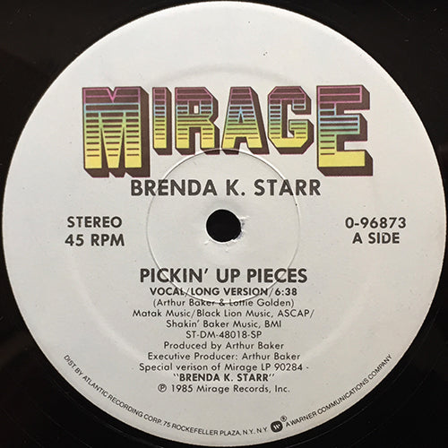 BRENDA K. STARR // PICKIN' UP PIECES (6:38) / DUB (6:28)