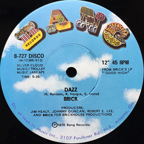 BRICK // DAZZ (5:35) / MUSIC MATIC (3:01)