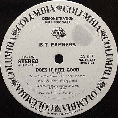 B.T. EXPRESS // DOES IT FEEL GOOD (6:22)