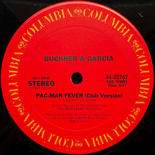 BUCKNER & GARCIA // PAC-MAN FEVER (CLUB VERSION) (5:51) / (INSTRUMENTAL) (3:43)