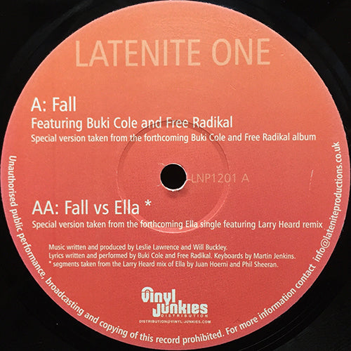 BUKI COLE AND FREE RADIKAL // FALL / FALL vs ELLA
