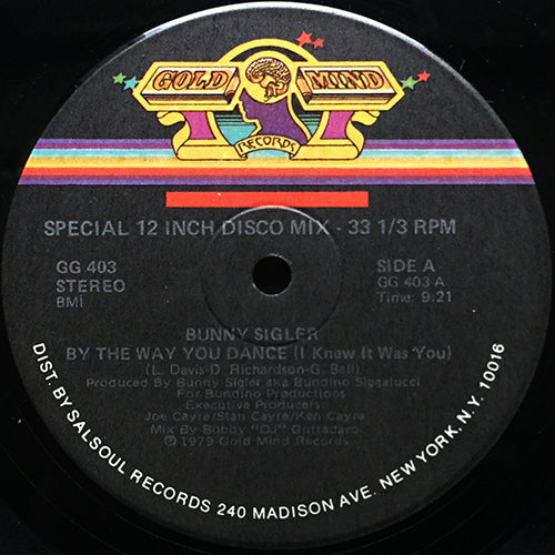 BUNNY SIGLER // BY THE WAY YOU DANCE (I KNEW IT WAS YOU) (7:20)